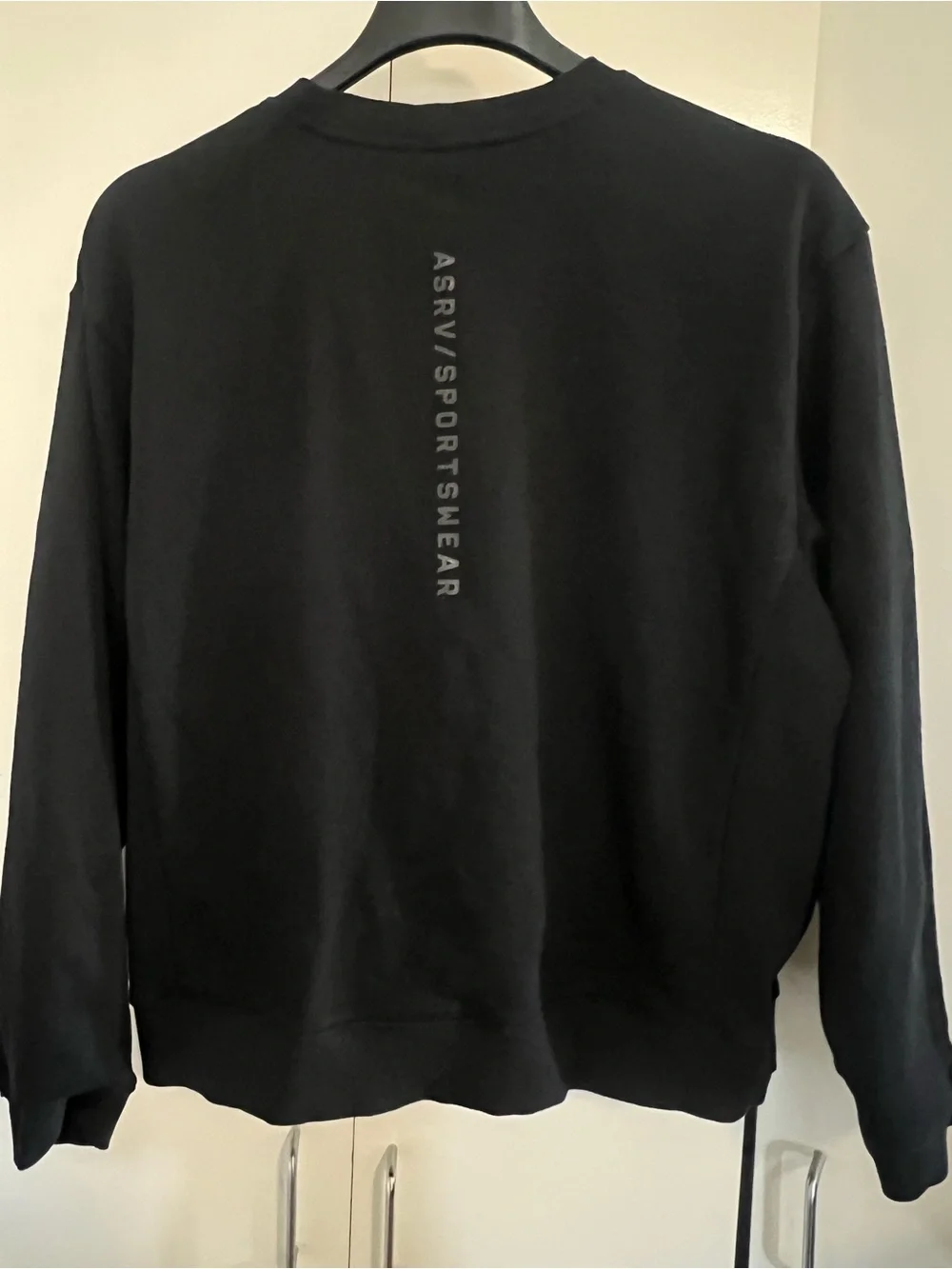 ASRV DSG-0984 Herringbone Crewneck Black Men’s Medium